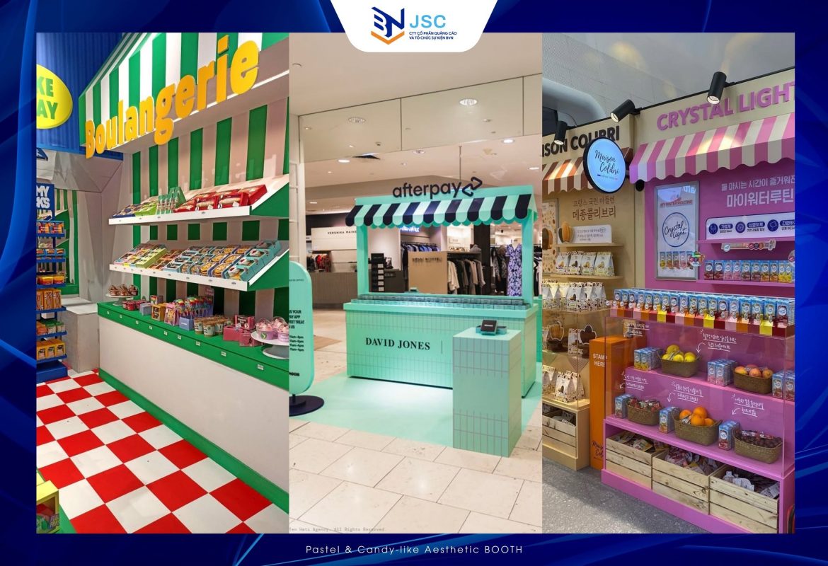 Thi Công Booth Dạng Boulangerie / Market Stall: Thân Thiện Và Dễ Tiếp Cận