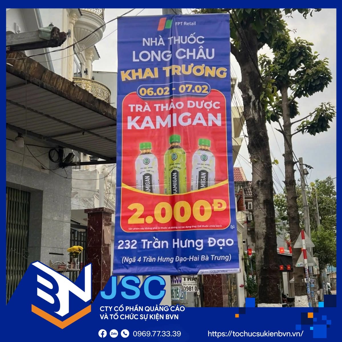 Treo phướn quảng cáo Đà Nẵng